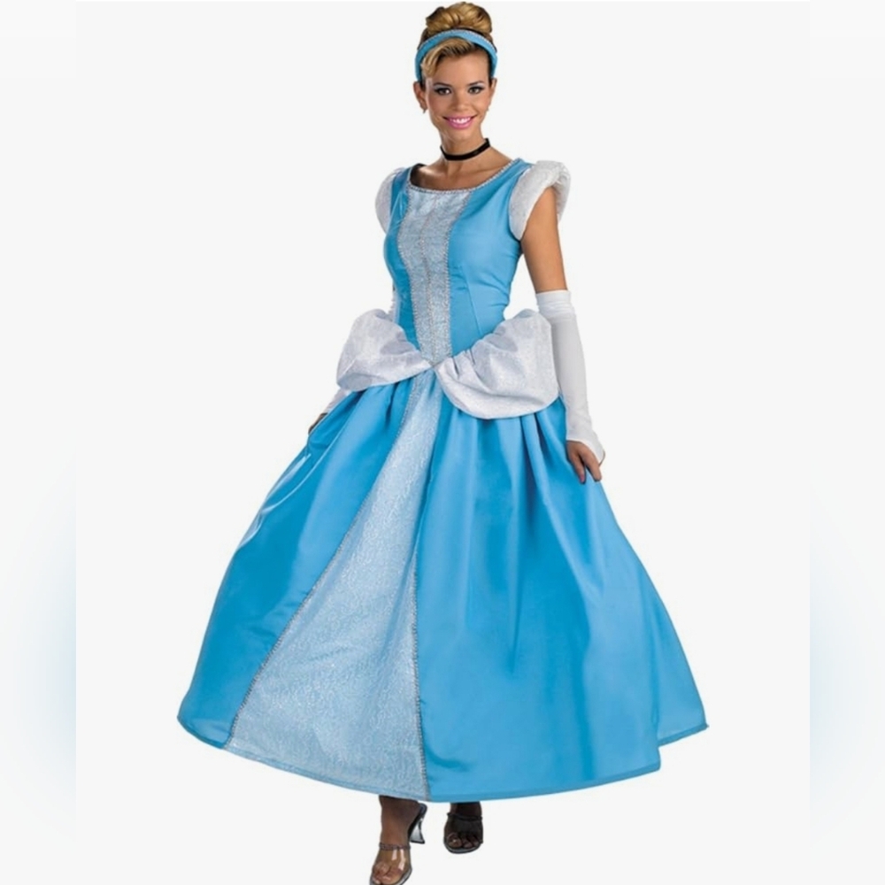 Disney Blue Cinderella ADULT  Halloween Costume